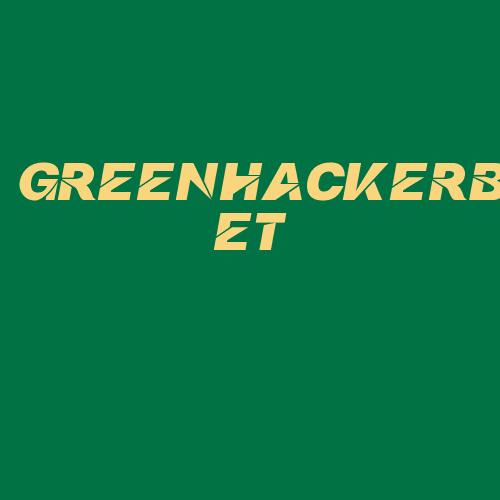 Logo da GREENHACKERBET